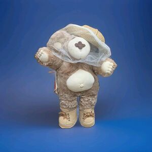 FURSKINS Beekeeper BOONE Bear Plush Xavier Roberts 25" 1986 Cabbage Patch Kids
